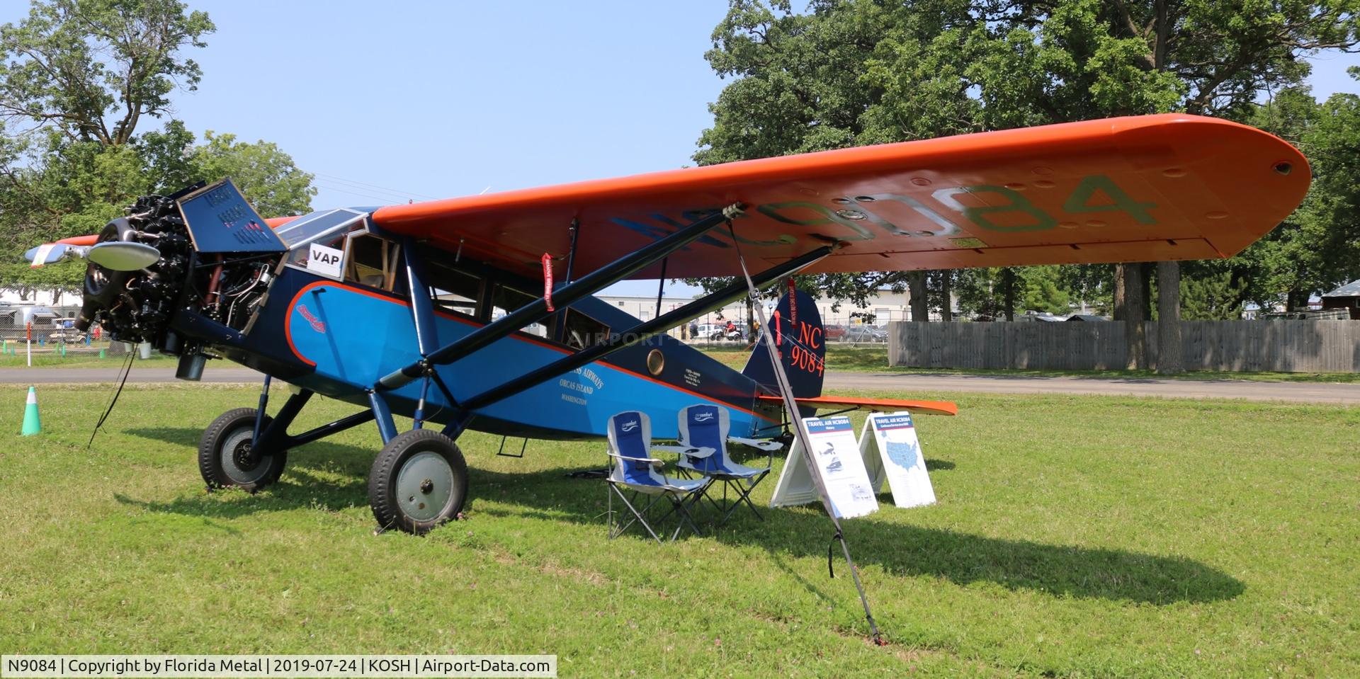 N9084, 1929 Travel Air S-6000-B C/N 865, EAA OSH 2019