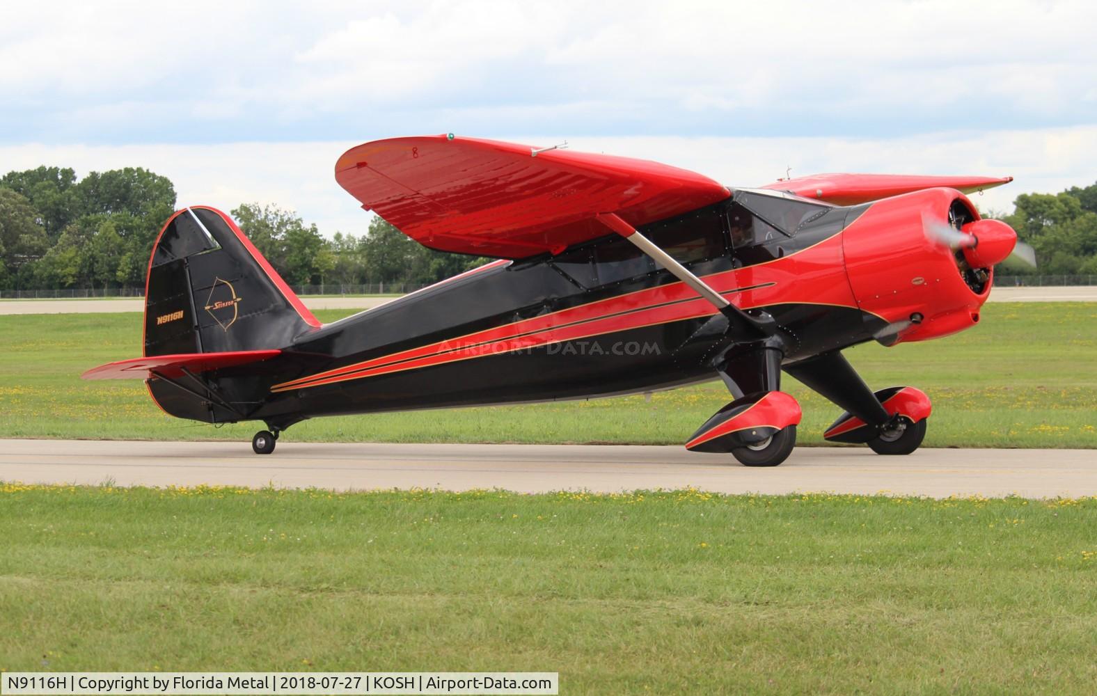 N9116H, 1944 Stinson V77 Reliant C/N 77-315, EAA OSH 2018