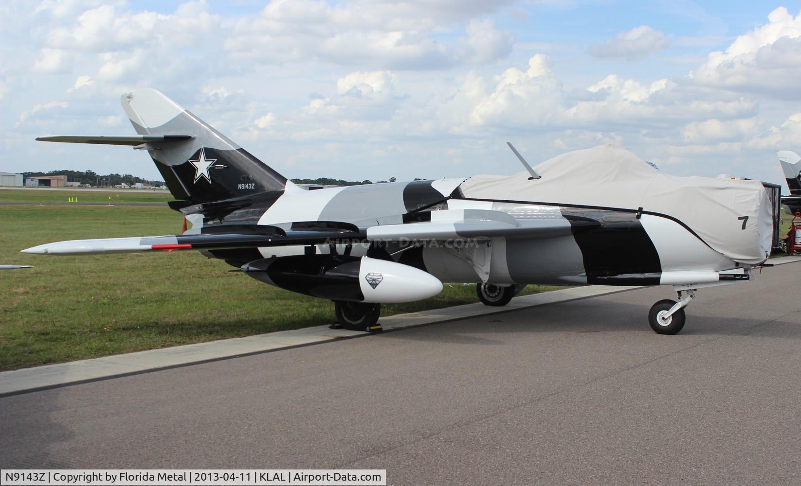 N9143Z, 1959 PZL-Mielec Lim-5 (MiG-17F) C/N 1C1707, SNF LAL 2013