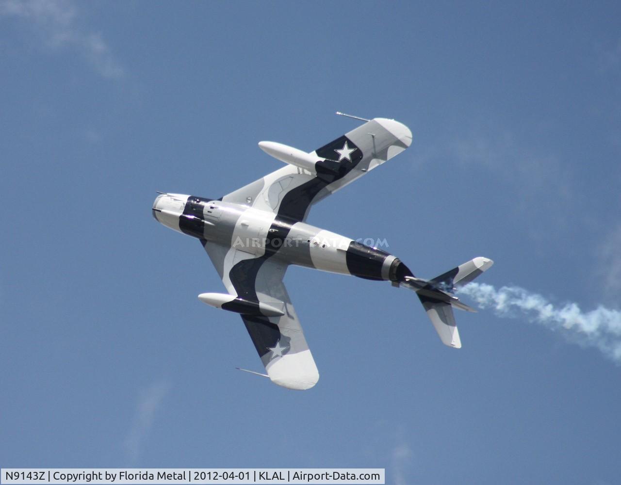 N9143Z, 1959 PZL-Mielec Lim-5 (MiG-17F) C/N 1C1707, SNF LAL 2012