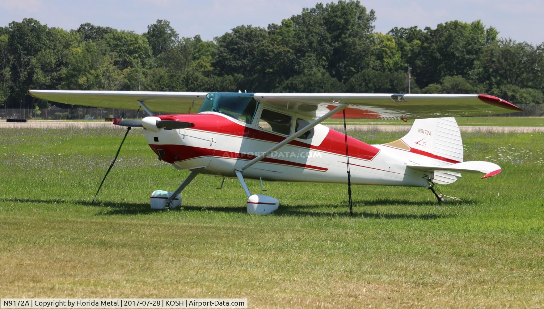 N9172A, 1950 Cessna 170A C/N 19363, EAA OSH 2017