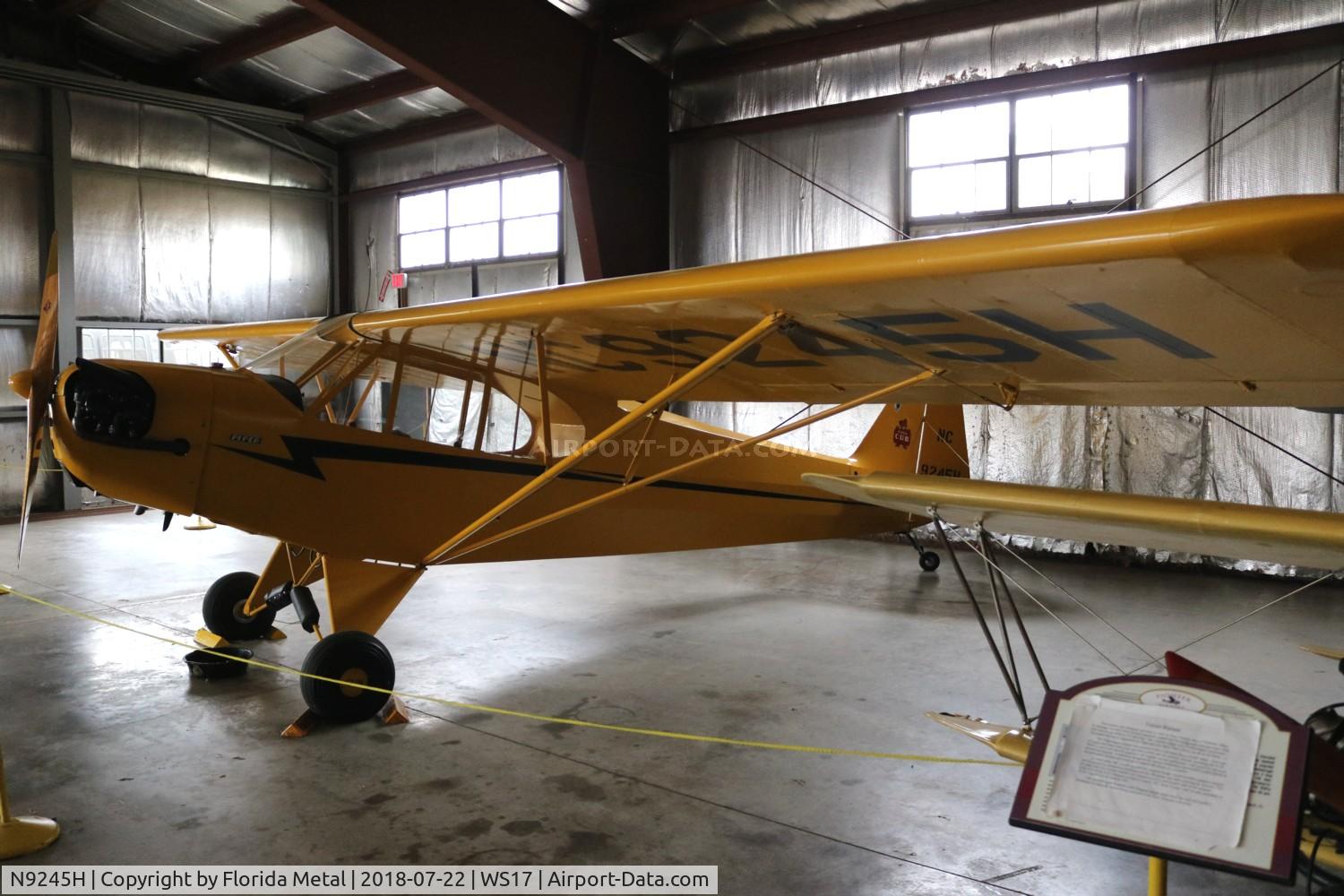 N9245H, 1944 Piper L-4H Grasshopper (J3C-65D) C/N 12113, EAA Museum 2018