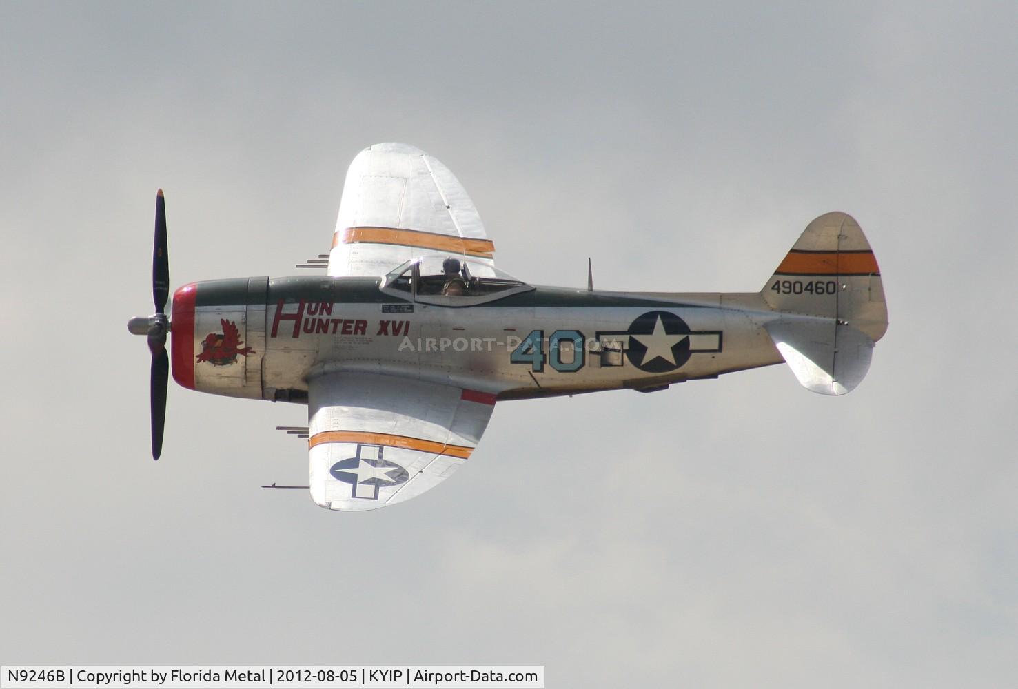 N9246B, 1944 Republic P-47D Thunderbolt C/N 339-55605, TOM YIP 2012