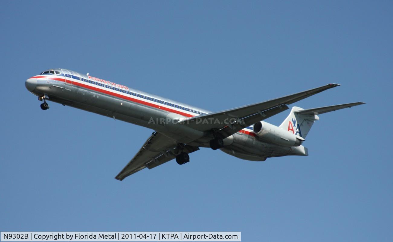 N9302B, 1987 McDonnell Douglas MD-83 (DC-9-83) C/N 49528, TPA spotting 2011