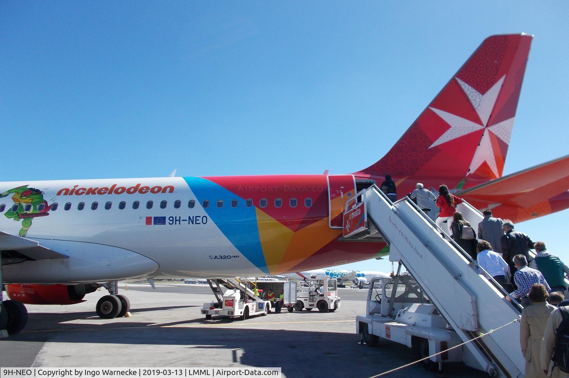 9H-NEO, 2017 Airbus A320-251N C/N 7875, Airbus A320-251N NEO of Air Malta, at Malta International Airport, Luqa