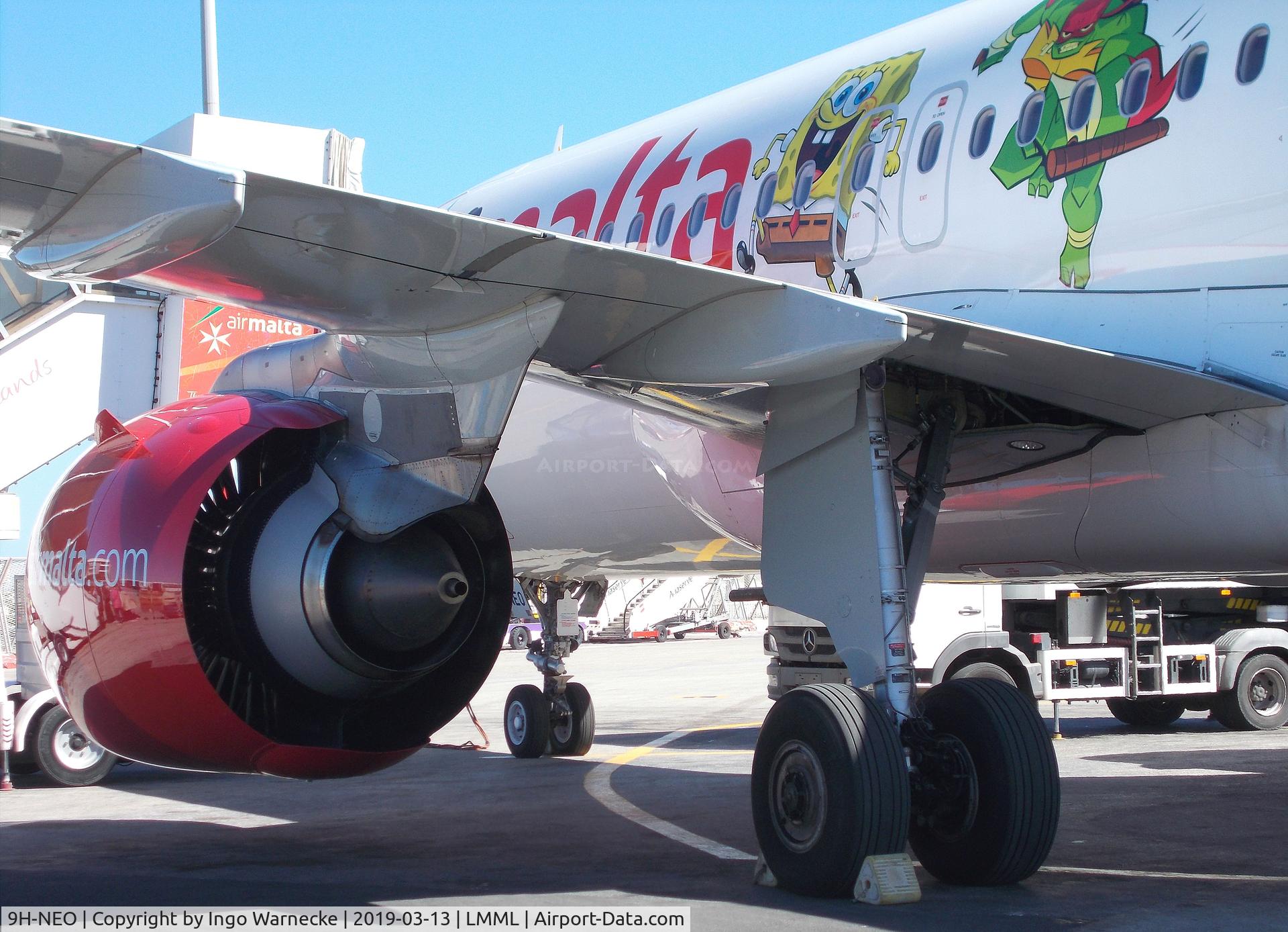 9H-NEO, 2017 Airbus A320-251N C/N 7875, Airbus A320-251N NEO of Air Malta, at Malta International Airport, Luqa