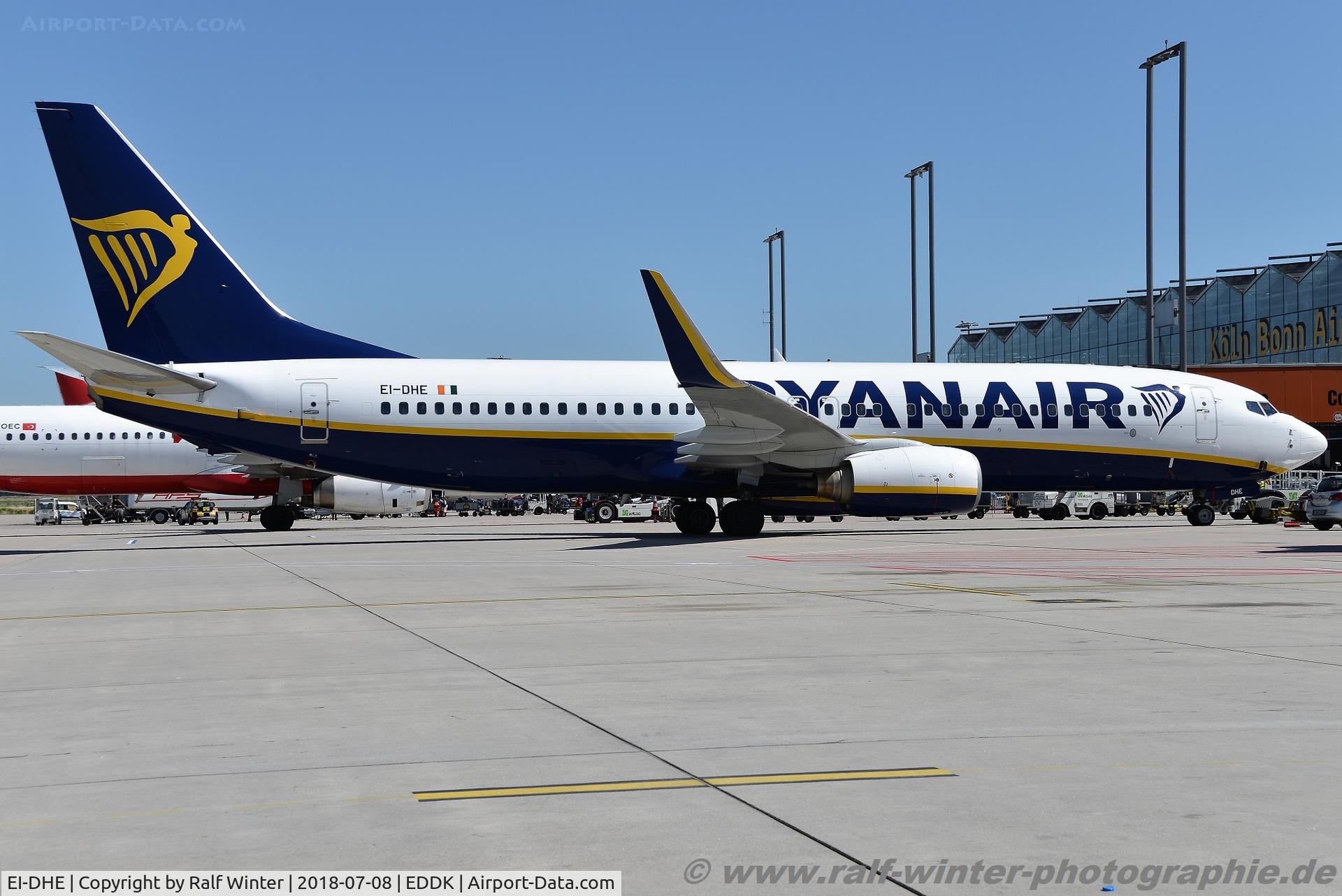 EI-DHE, 2005 Boeing 737-8AS C/N 33574, Boeing 737-8AS(W) - FR RYR Ryanair - 33574 - EI-DHE - 08.07.2018 - CGN