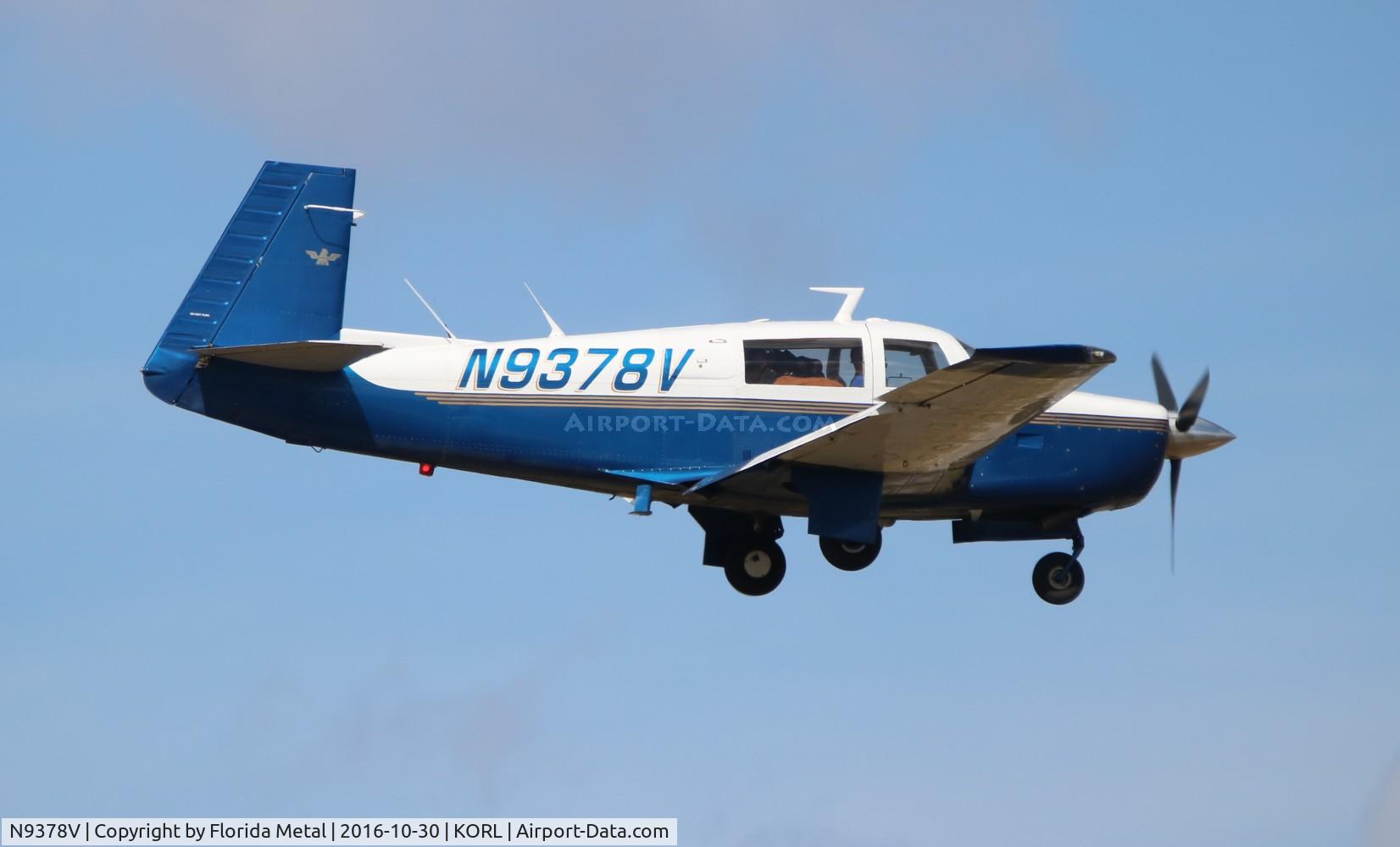 N9378V, 1969 Mooney M20F Executive C/N 700016, NBAA ORL 2016