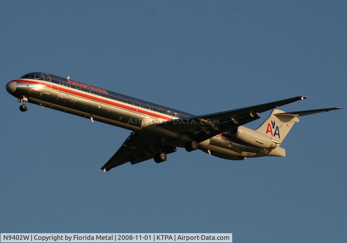 N9402W, 1992 McDonnell Douglas MD-83 (DC-9-83) C/N 53138, TPA spotting 2008