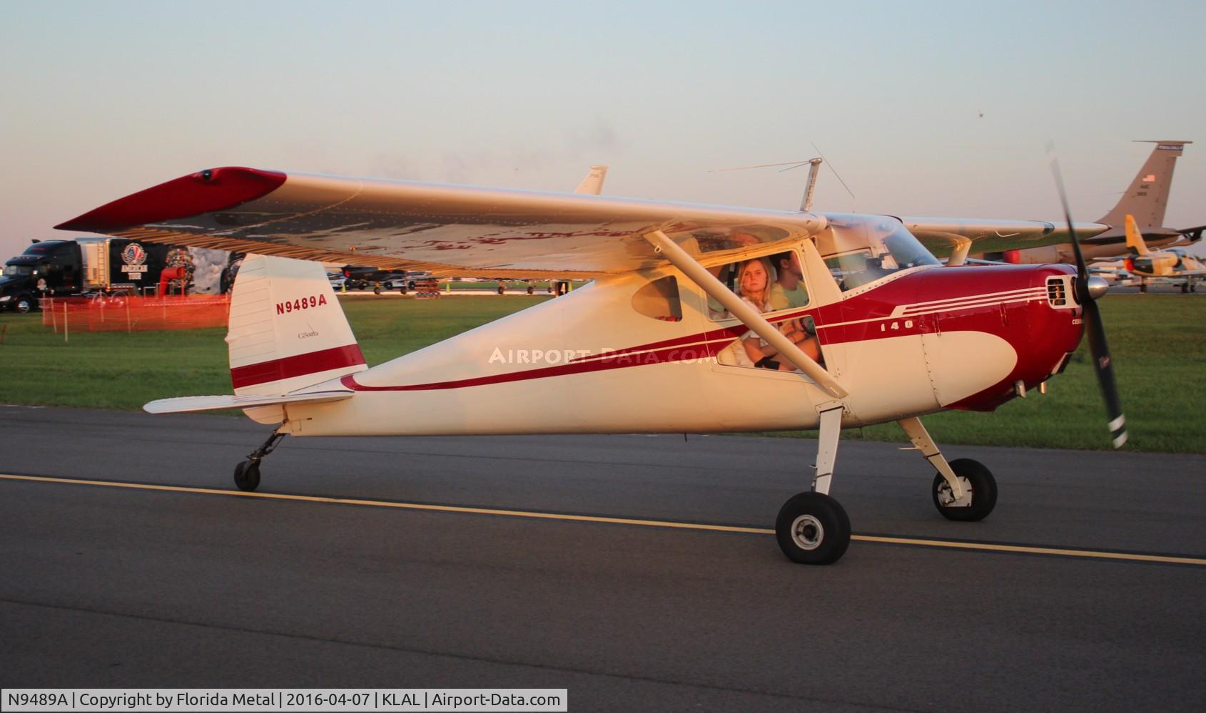 N9489A, Cessna 140A C/N 15310, SNF LAL 2016