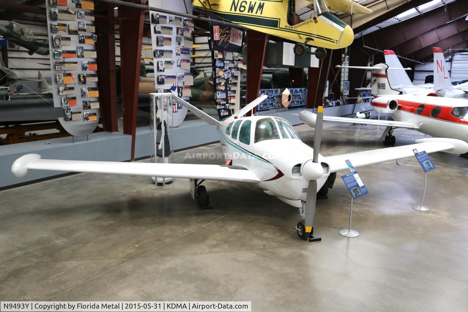 N9493Y, Beech N35 Bonanza C/N D-6668, PIMA Museum 2015 Beech 35