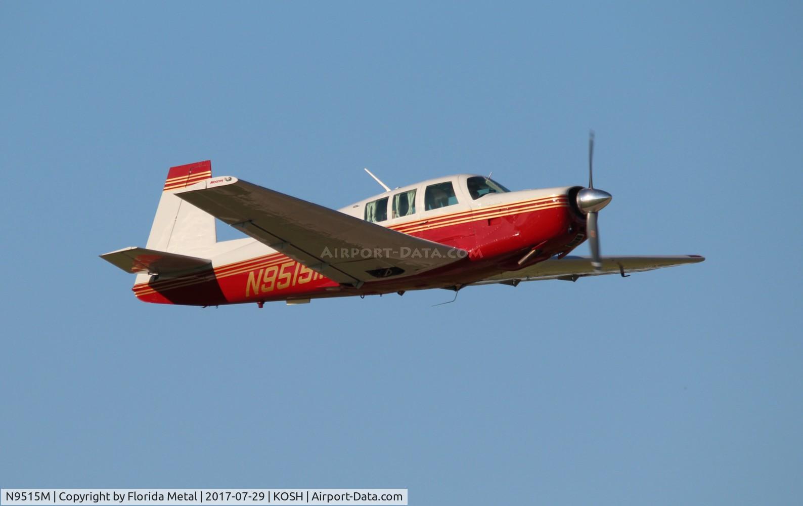N9515M, 1966 Mooney M20F Executive C/N 670092, EAA OSH 2017