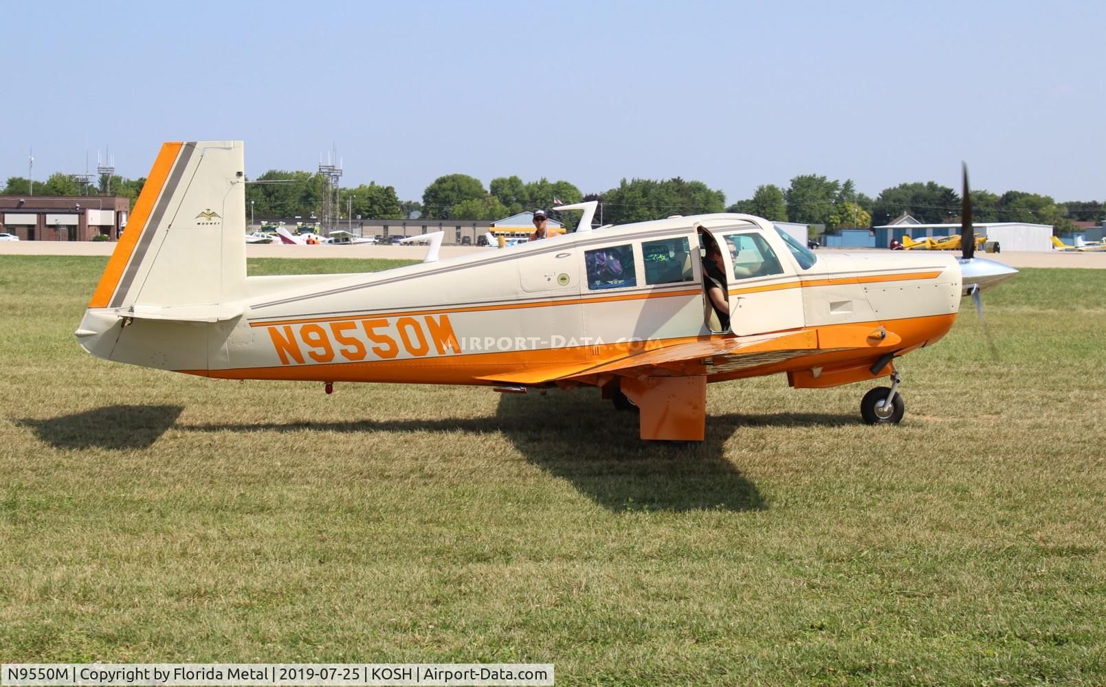 N9550M, 1966 Mooney M20F Executive C/N 670127, EAA OSH 2019
