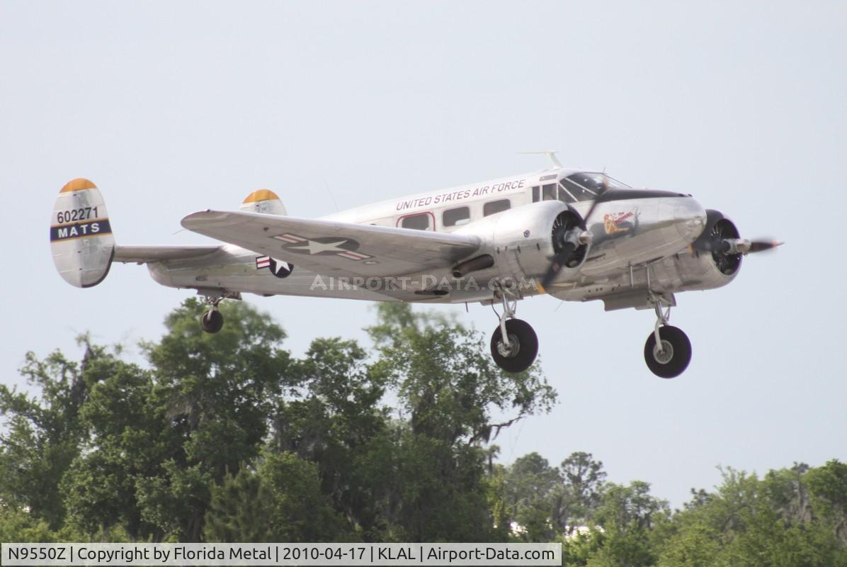 N9550Z, 1953 Beech C-45H/18S Expeditor C/N AF-586, SNF LAL 2010