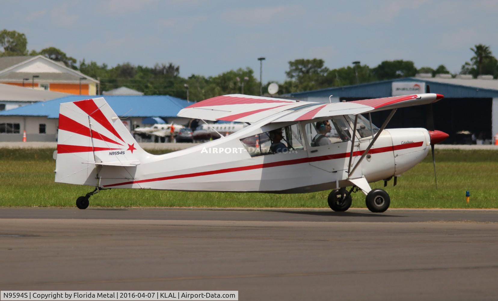 N9594S, 1965 Champion 7GCAA Citabria C/N 41, SNF LAL 2016