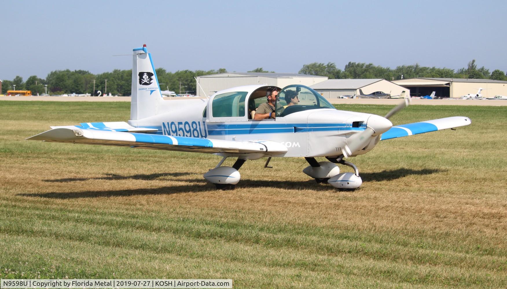 N9598U, 1976 Grumman American AA-5A Cheetah C/N AA5A-0098, EAA OSH 2019