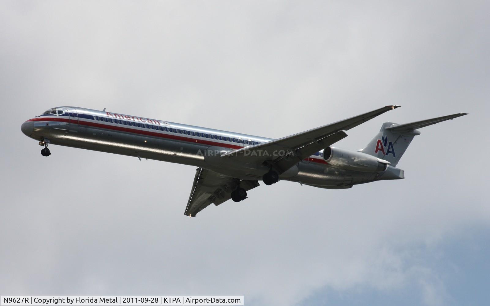 N9627R, 1998 McDonnell Douglas MD-83 (DC-9-83) C/N 53597, TPA spotting 2011