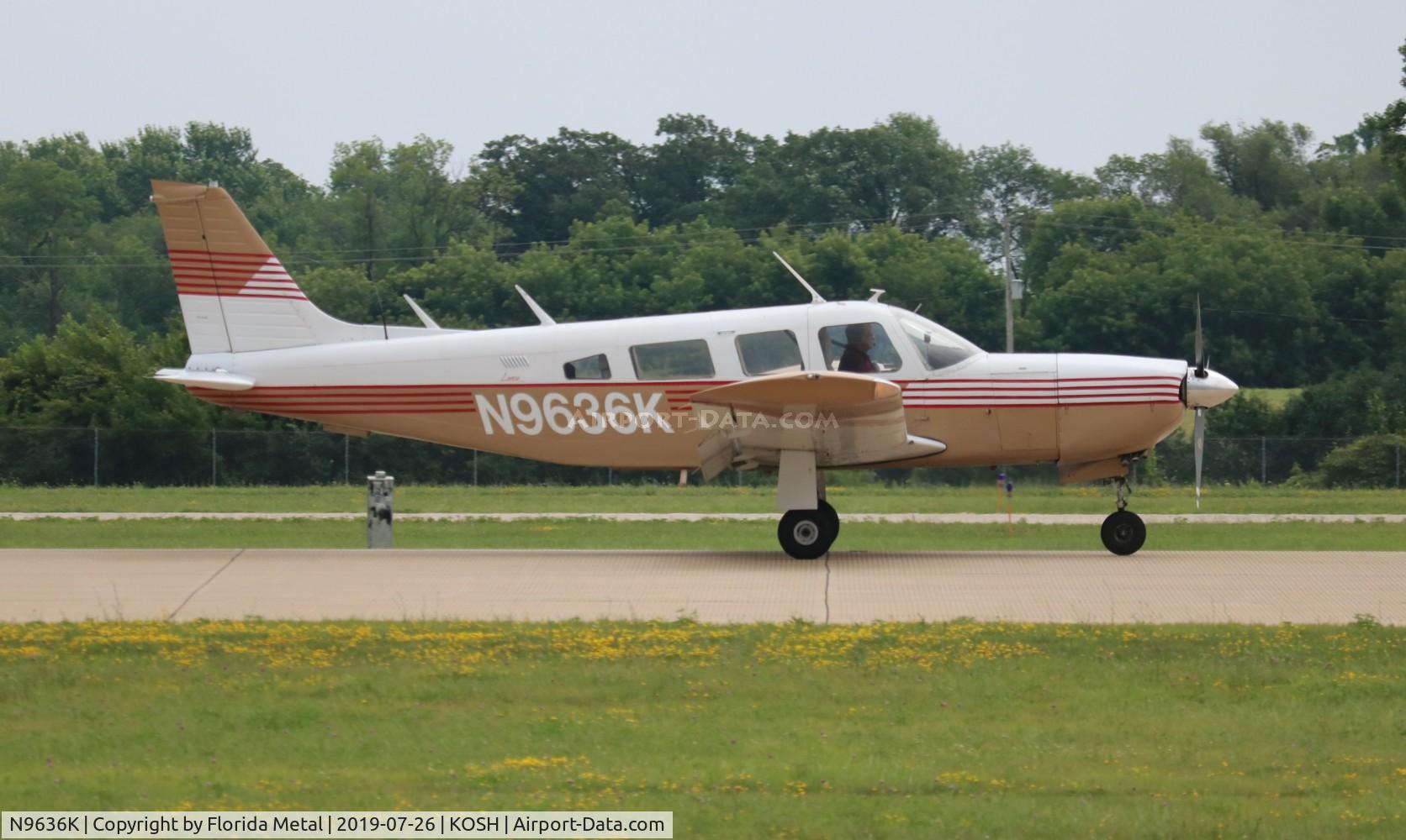 N9636K, 1976 Piper PA-32R-300 Cherokee Lance C/N 32R-7680234, EAA OSH 2019