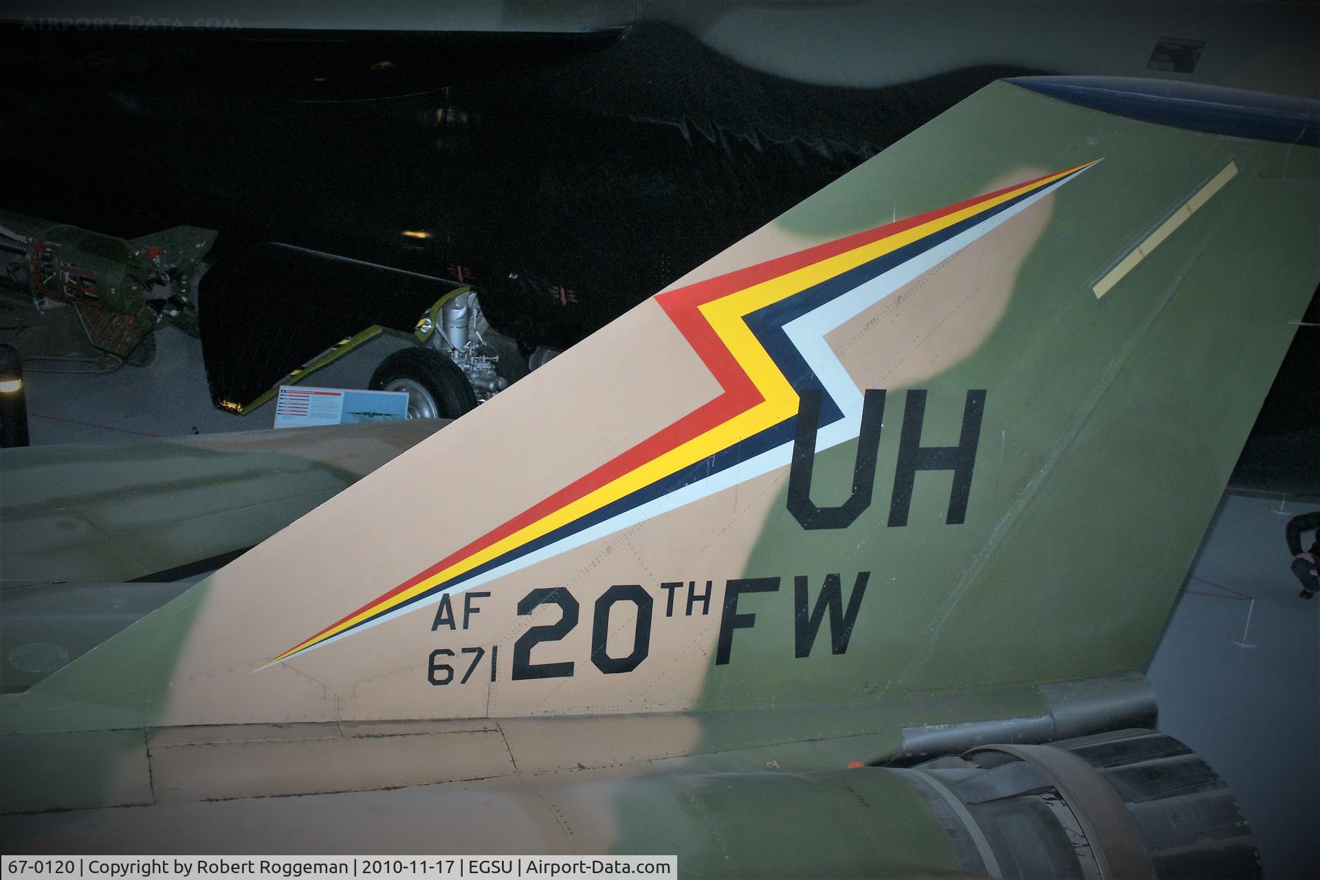 67-0120, 1969 General Dynamics F-111E Aardvark C/N A1-165, PRESERVED.Imperial War Museum, Duxford.