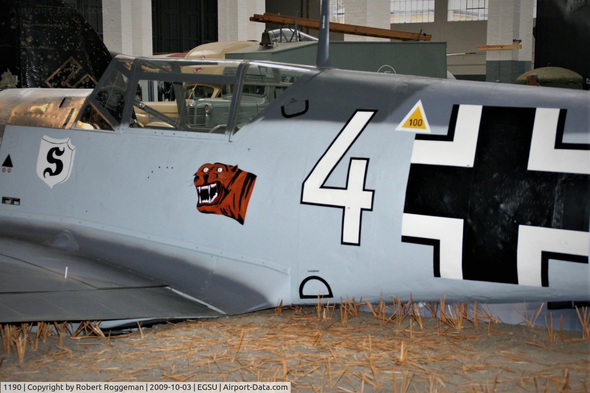 1190, Messerschmitt Bf-109E-3 C/N 1190, PRESERVED.4 -.Imperial War Museum, Duxford.