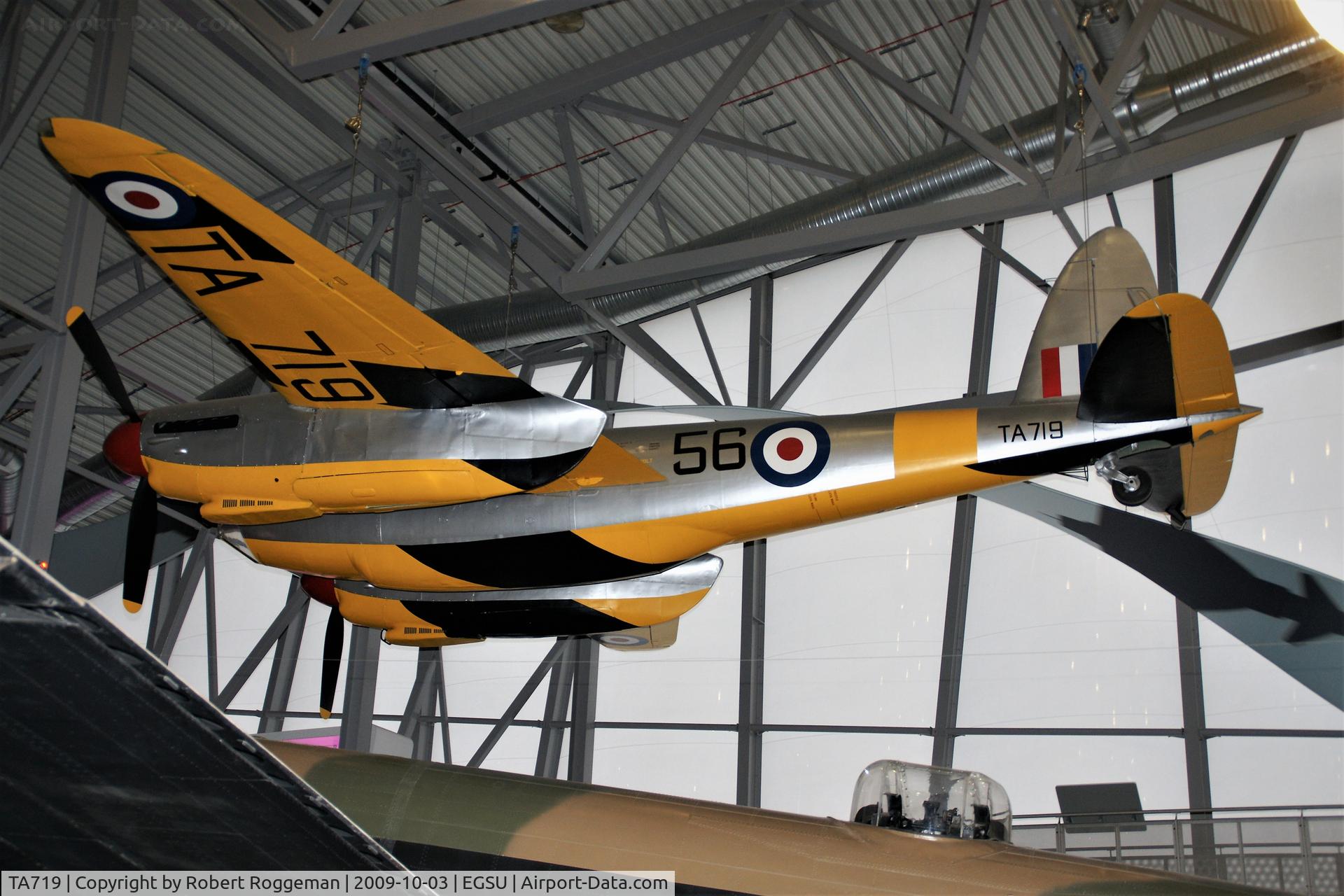 TA719, De Havilland DH-98 Mosquito TT.35 C/N Not found TA719, PRESERVED.Imperial War Museum, Duxford. TARGET TUG.