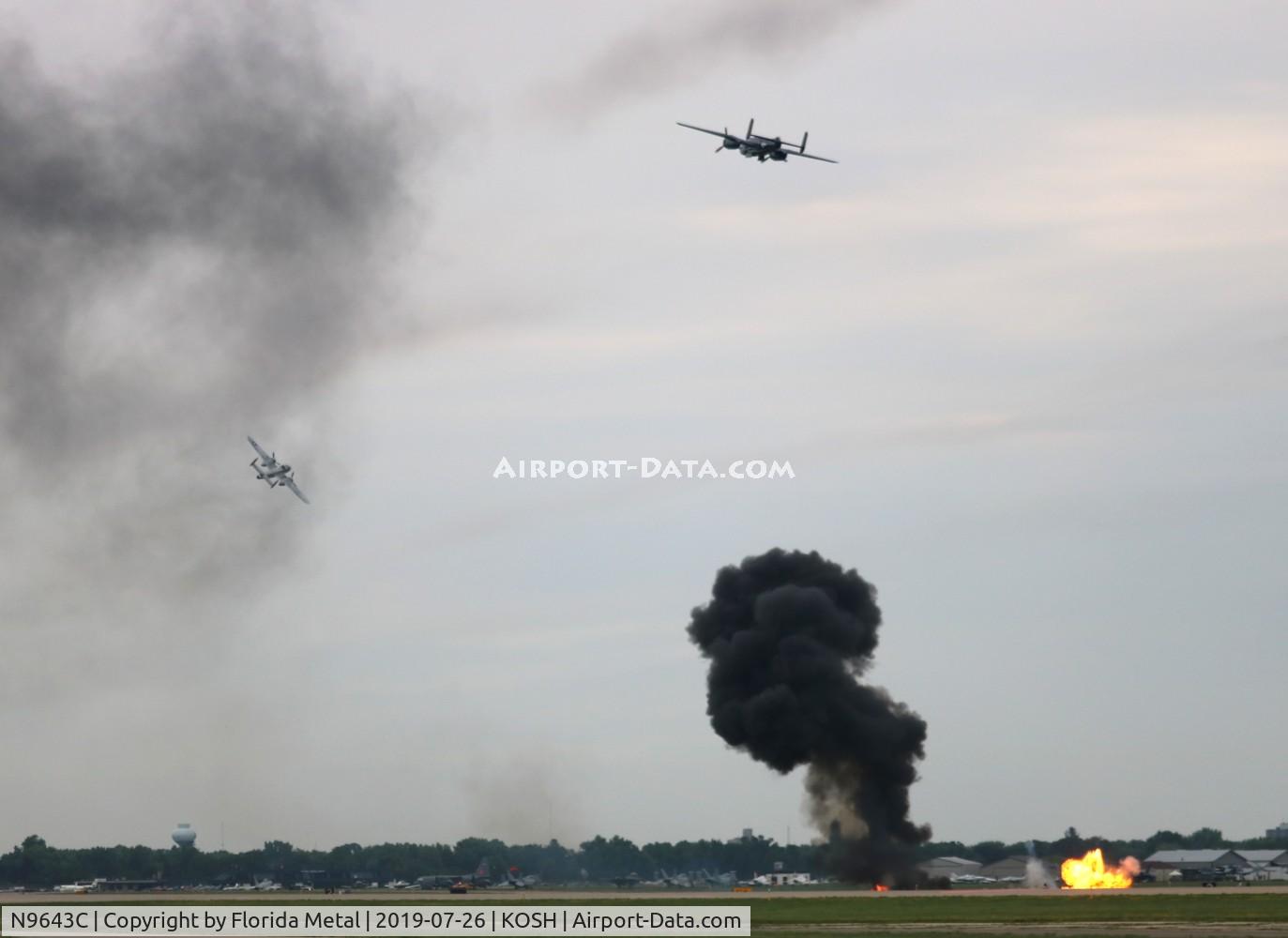 N9643C, 1944 North American B-25J Mitchell Mitchell C/N 108-47512, EAA OSH 2019
