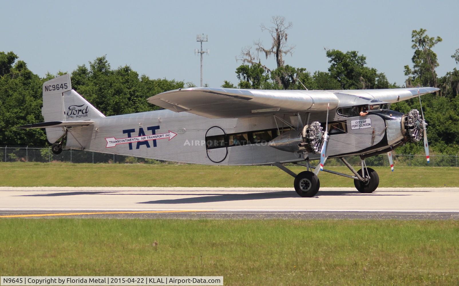 N9645, 1928 Ford 5-AT-B Tri-Motor C/N 8, SNF LAL 2015