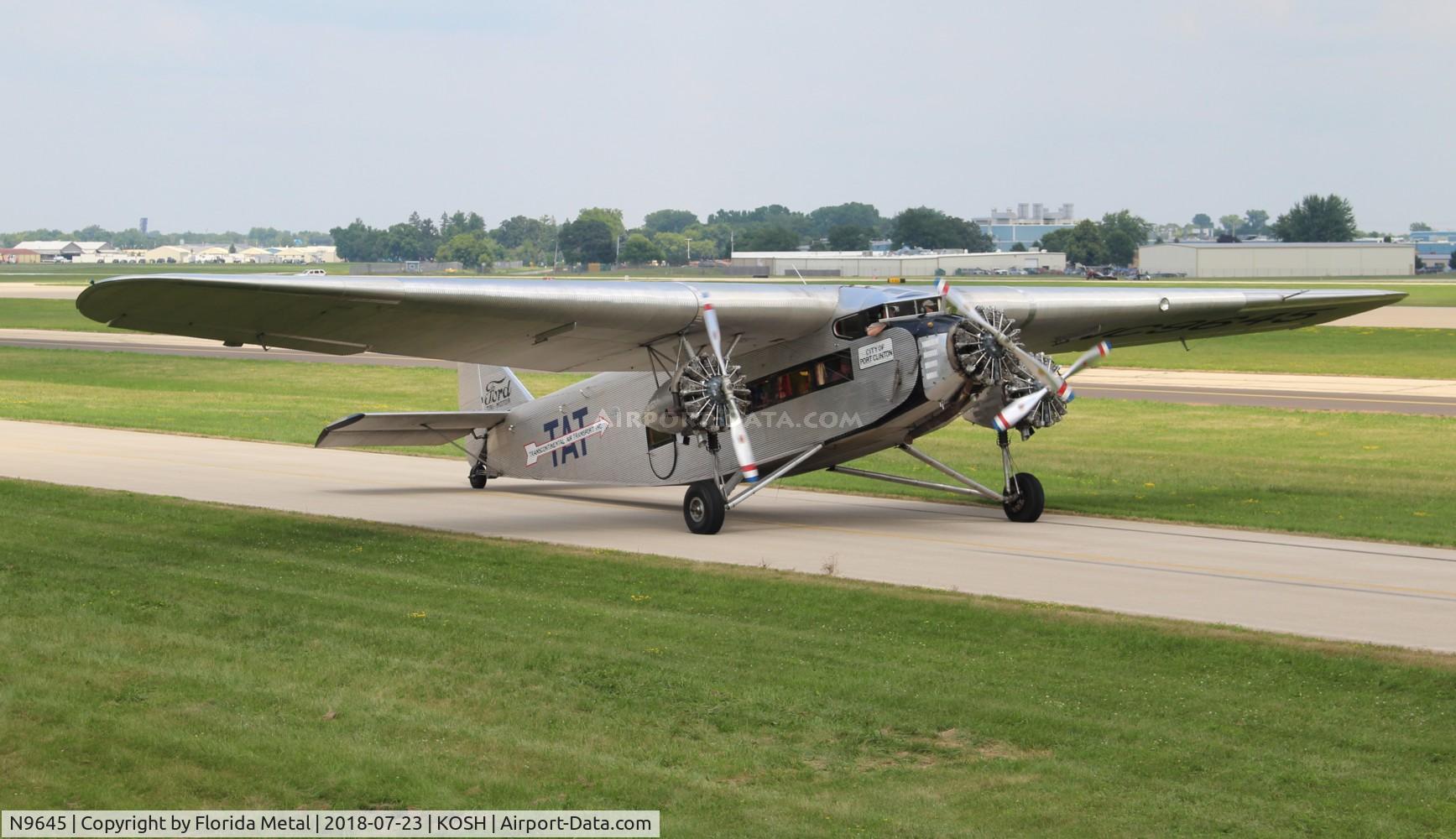 N9645, 1928 Ford 5-AT-B Tri-Motor C/N 8, EAA OSH 2018