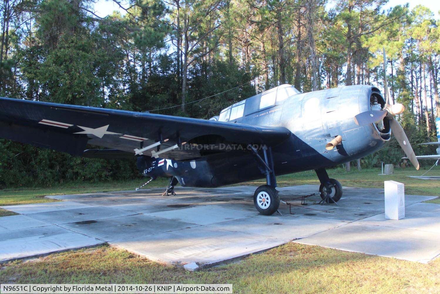 N9651C, Grumman TBM-3E Avenger C/N 4569 (Bu916640, Gateguard 2014 NAS JAX