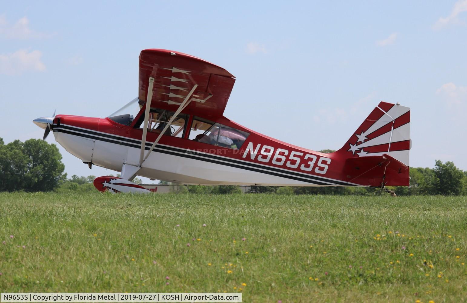 N9653S, 1966 Champion 7ECA Citabria C/N 314, EAA OSH 2019