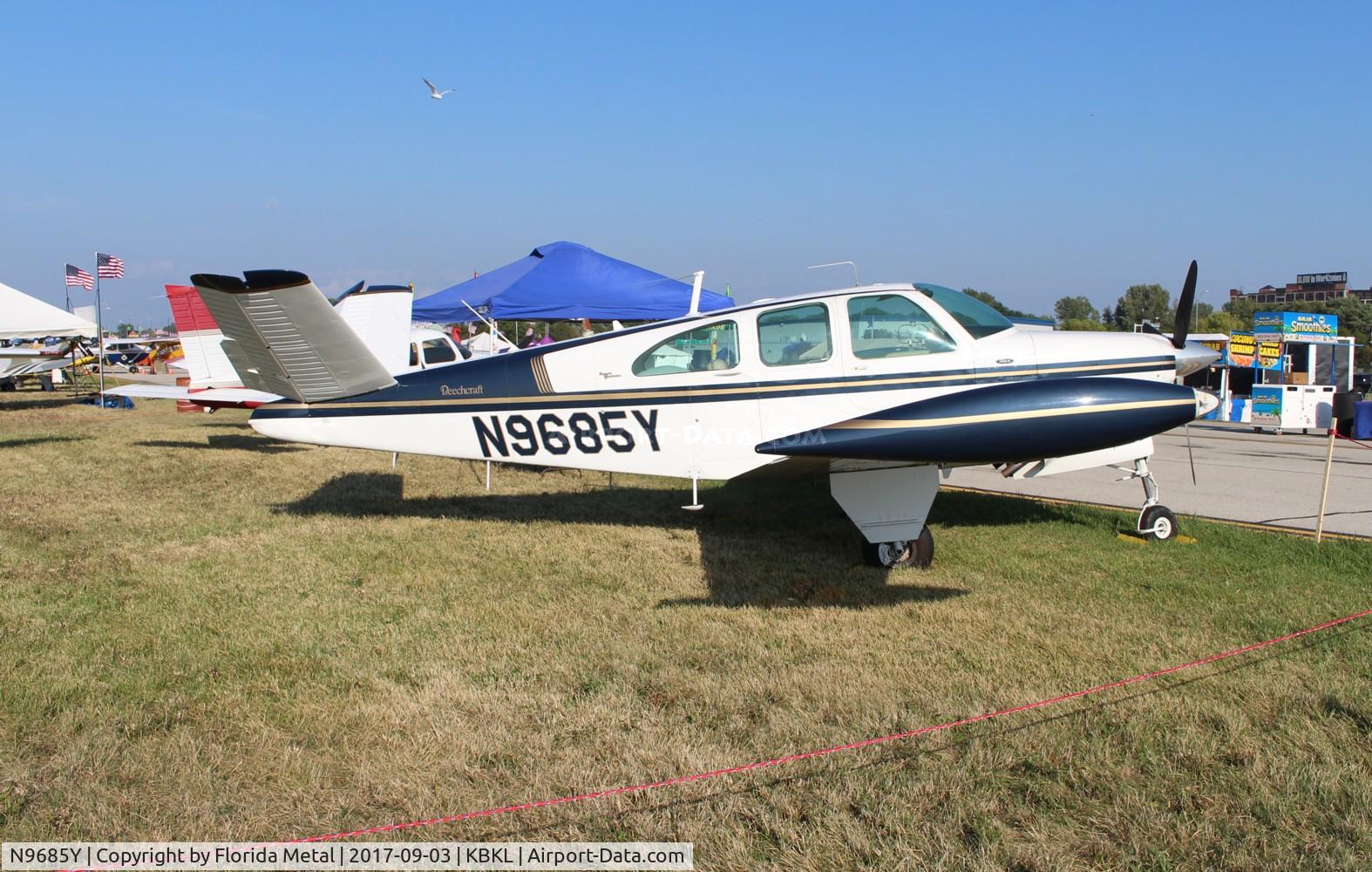 N9685Y, 1963 Beech P35 Bonanza C/N D-7107, Cleveland Airshow 2017