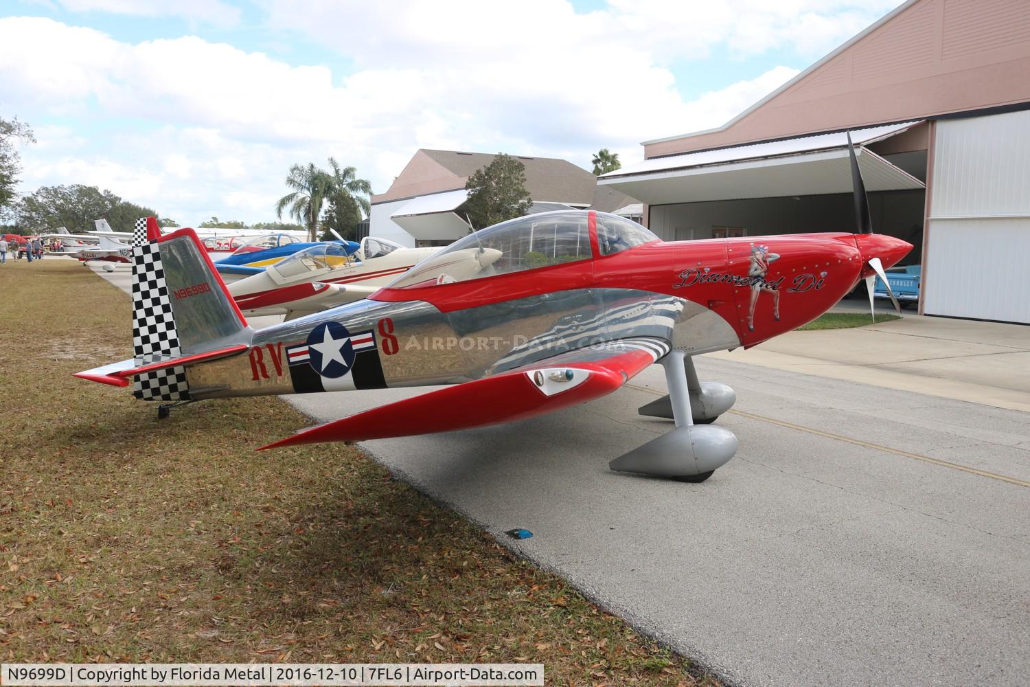 N9699D, 2003 Vans RV-8 C/N 80805, Spruce Creek 2016