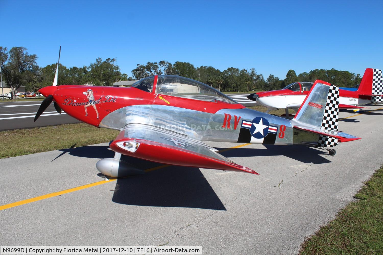 N9699D, 2003 Vans RV-8 C/N 80805, Spruce Creek 2017