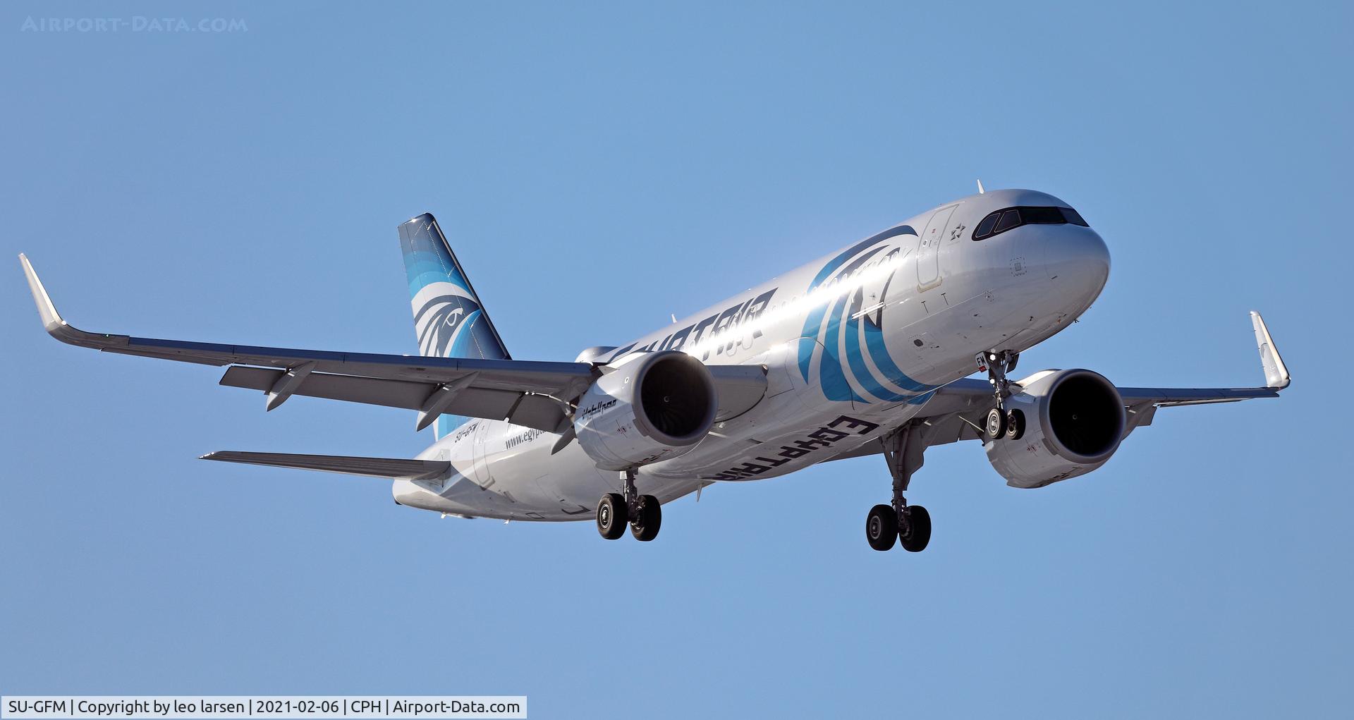 SU-GFM, 2020 Airbus A320-251N C/N 9532, Copenhagen 6.2.2021