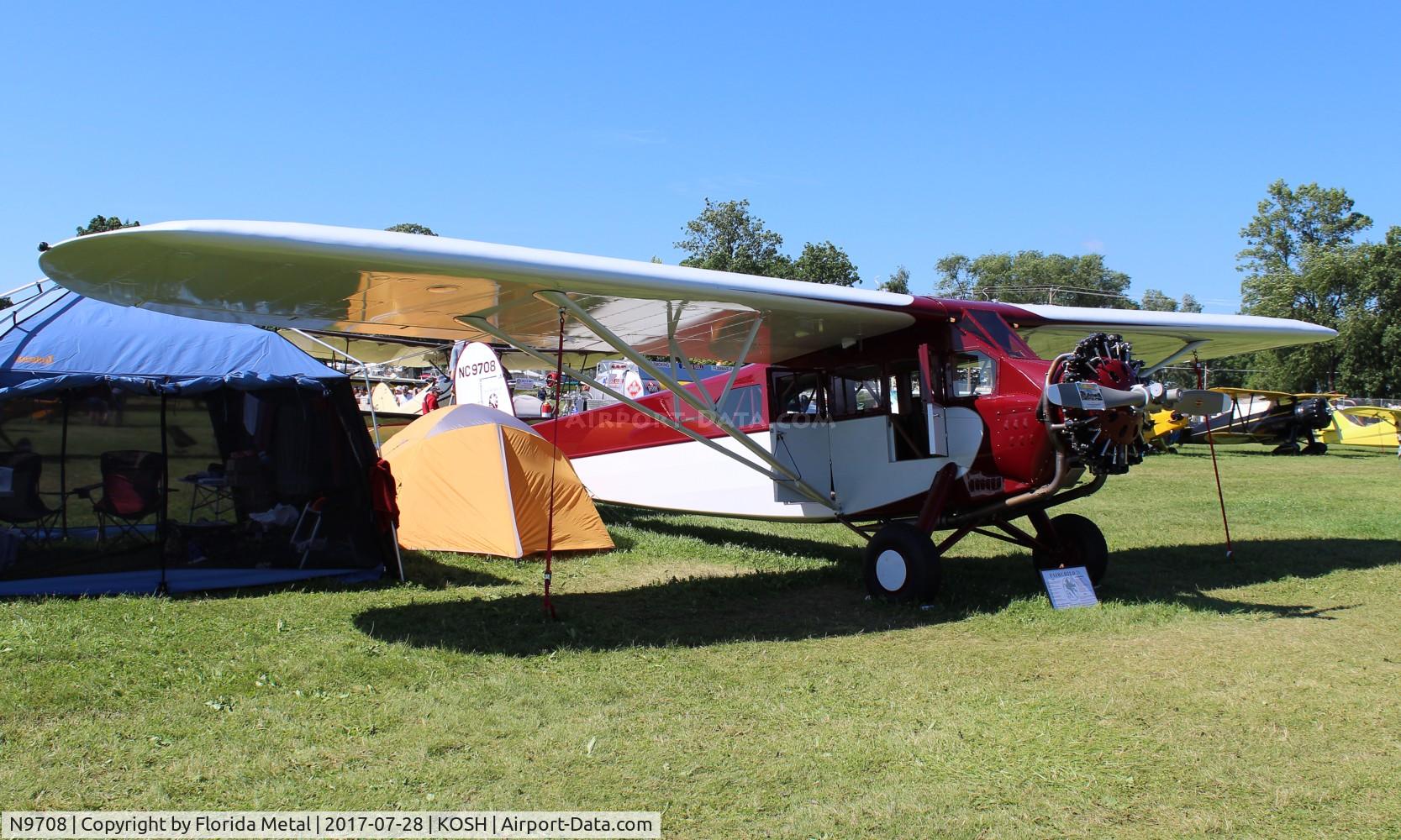 N9708, Fairchild 71 C/N 37, EAA OSH 2017