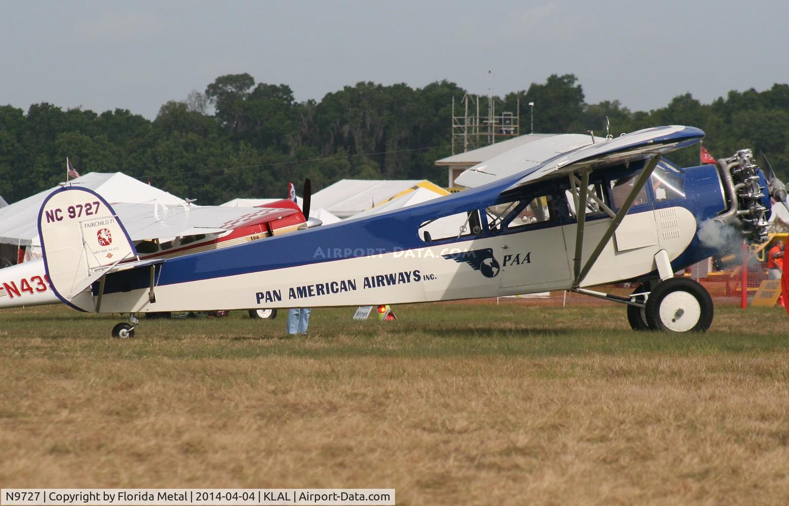 N9727, 1927 Fairchild 71 C/N 603, SNF LAL 2014