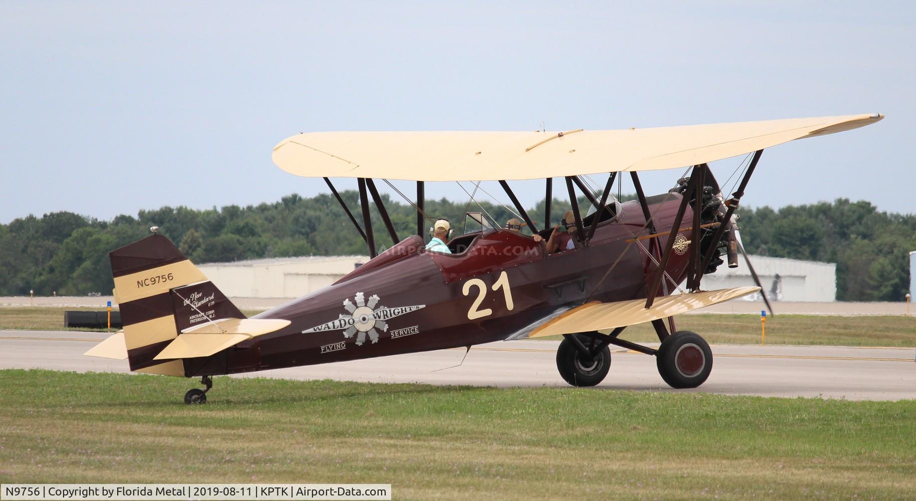 N9756, 1925 New Standard D-25 C/N 105, PTK 2019