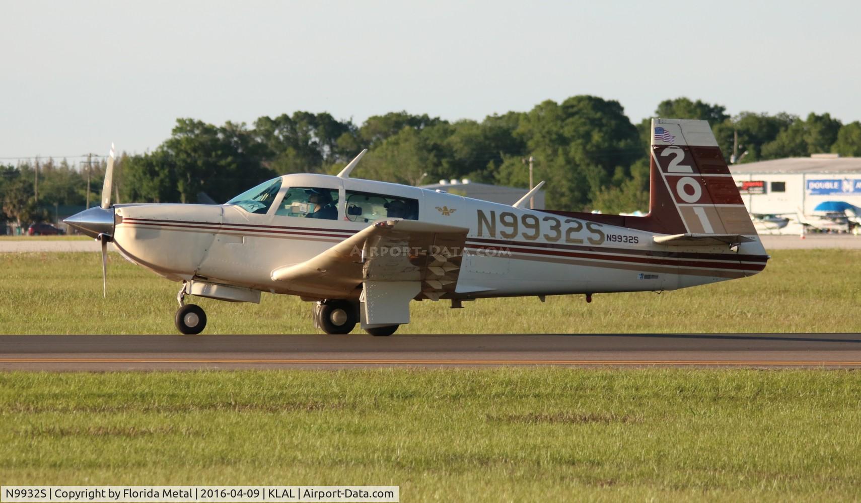 N9932S, 1981 Mooney M20J 201 C/N 24-1096, SNF LAL 2016