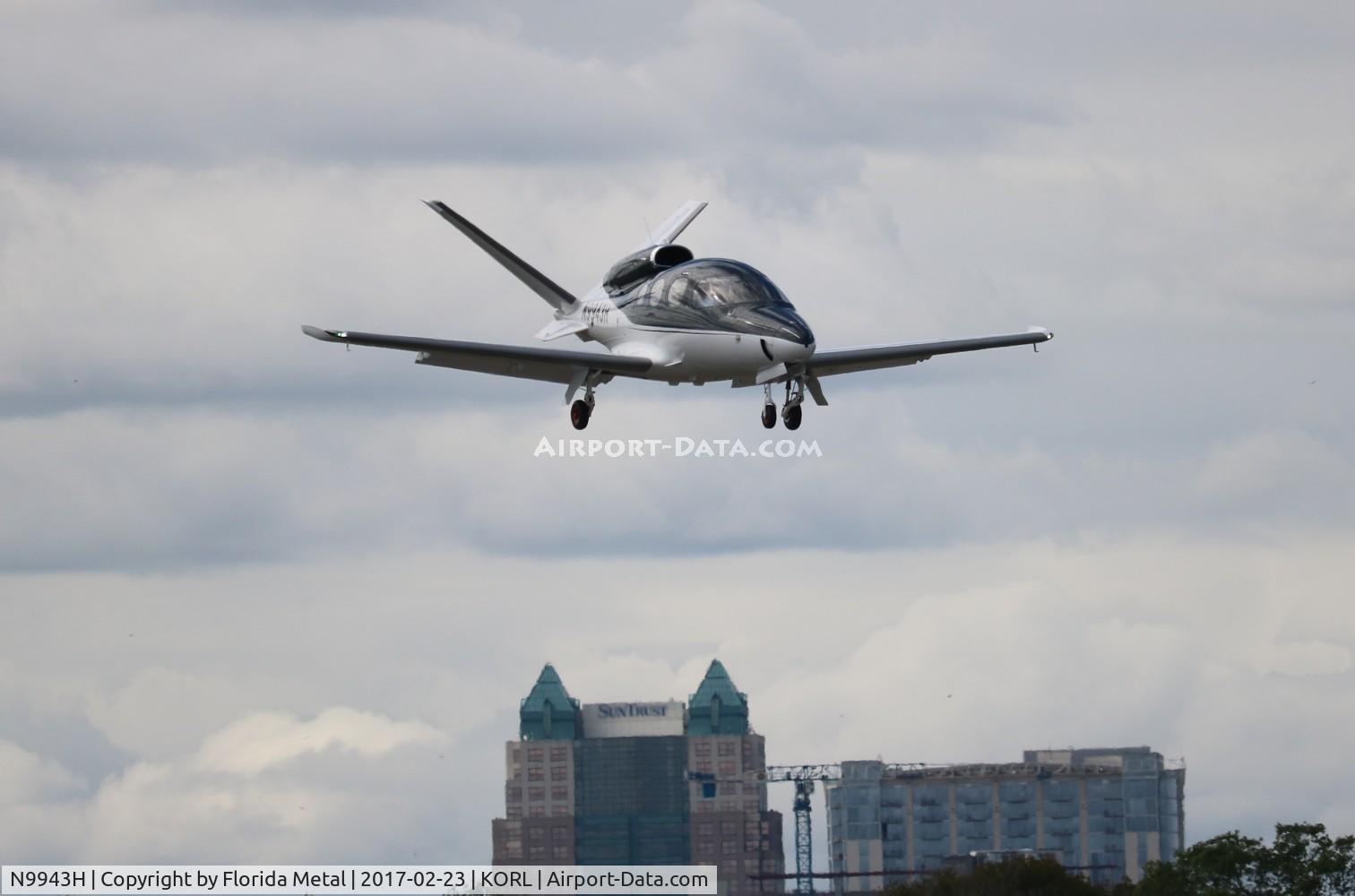 N9943H, 2016 Cirrus SF50 Vision C/N 0007, ORL spotting 2017