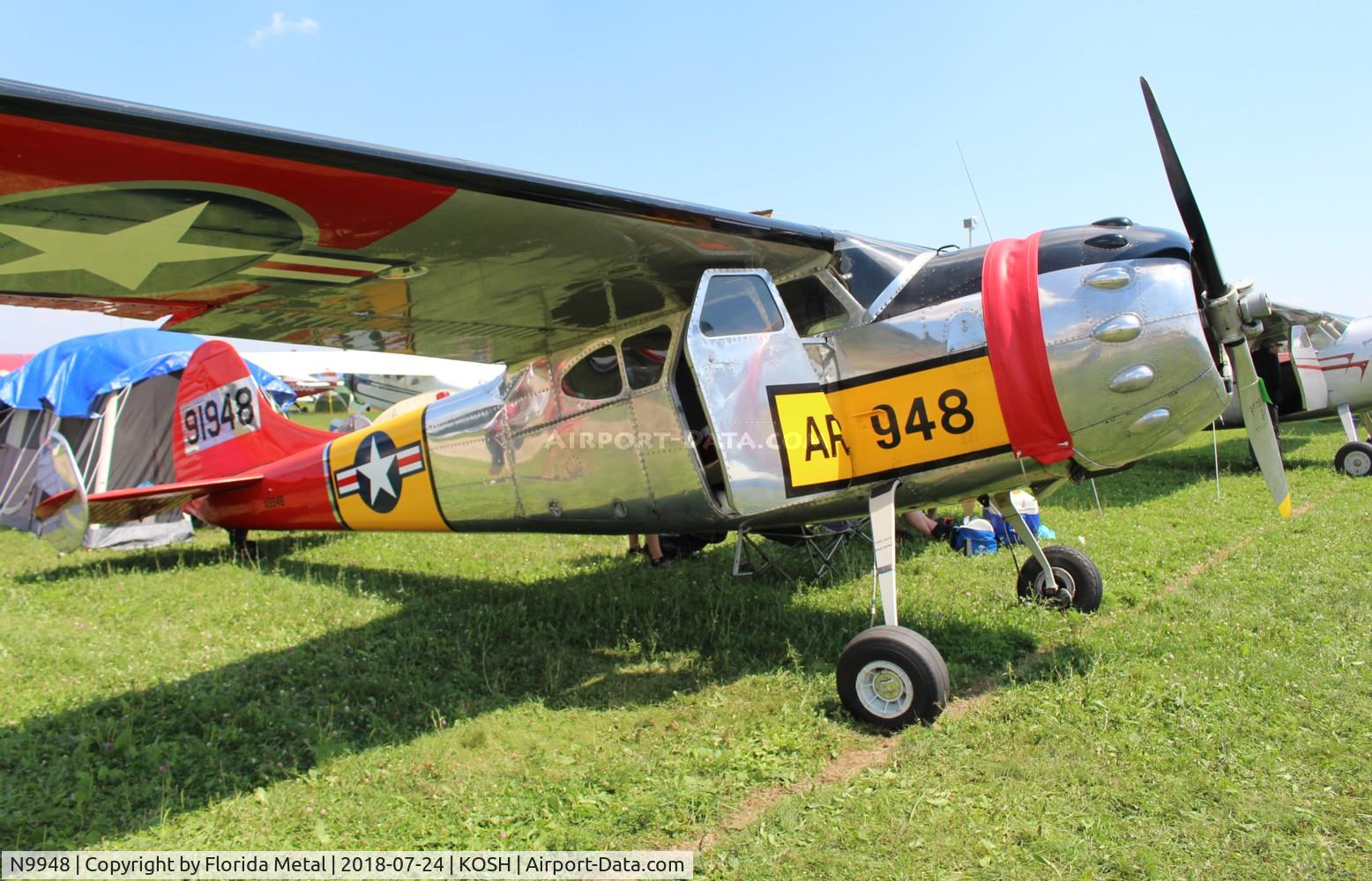 N9948, 1952 Cessna 195A C/N 7815, EAA OSH 2018