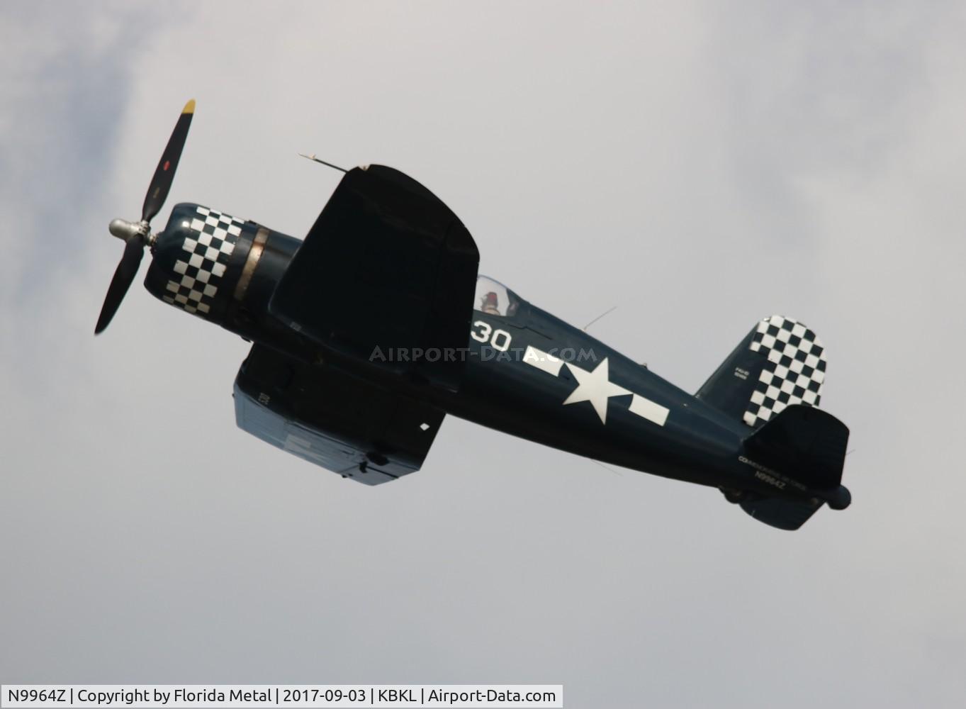 N9964Z, 1943 Goodyear FG-1D Corsair C/N 3729, Cleveland Airshow 2017