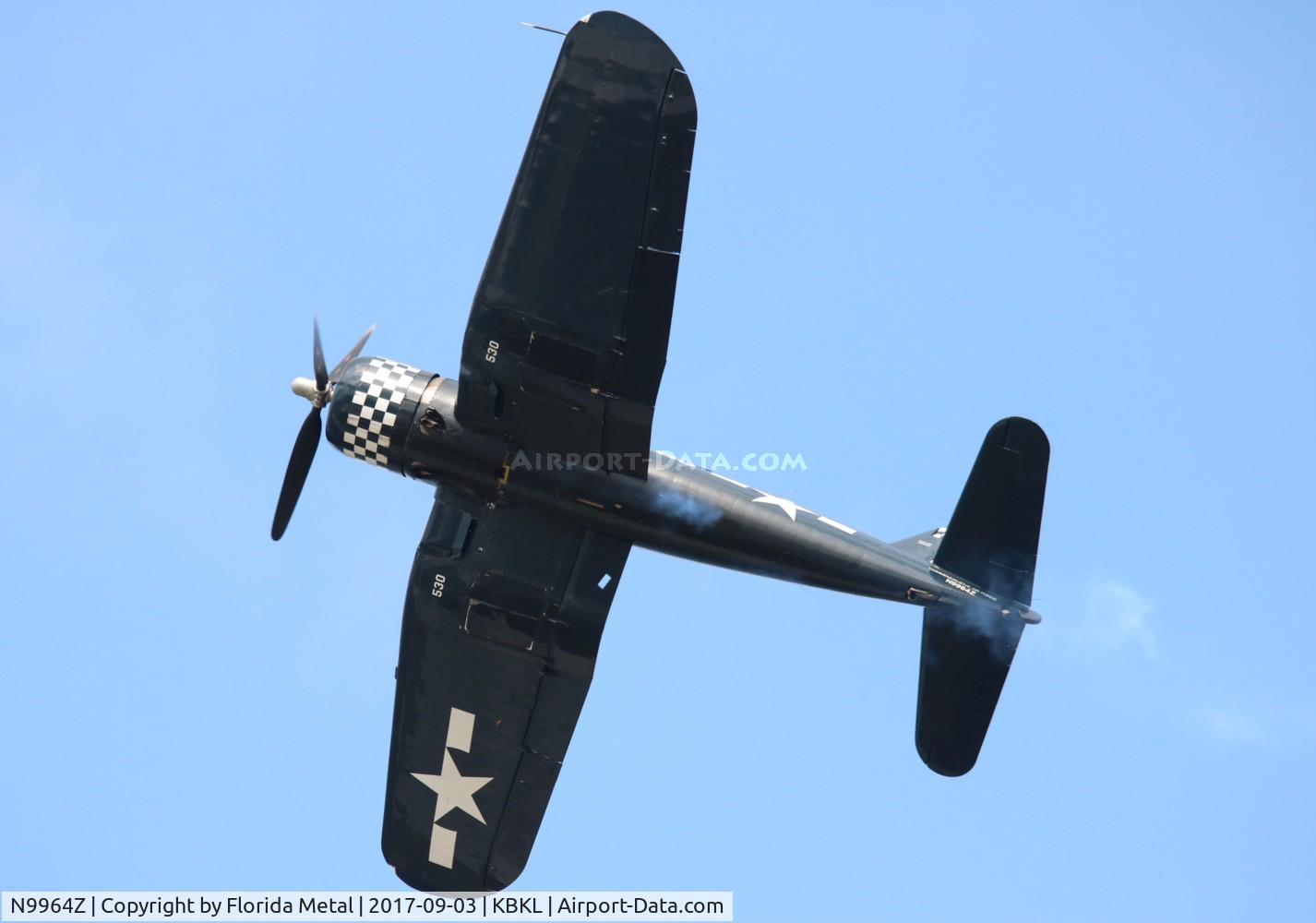 N9964Z, 1943 Goodyear FG-1D Corsair C/N 3729, Cleveland Airshow 2017