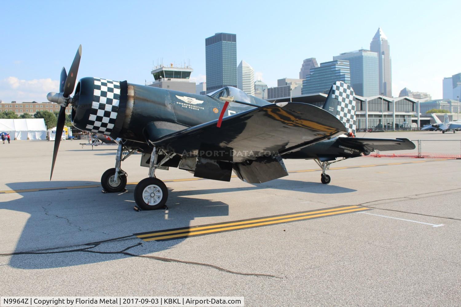 N9964Z, 1943 Goodyear FG-1D Corsair C/N 3729, Cleveland Airshow 2017