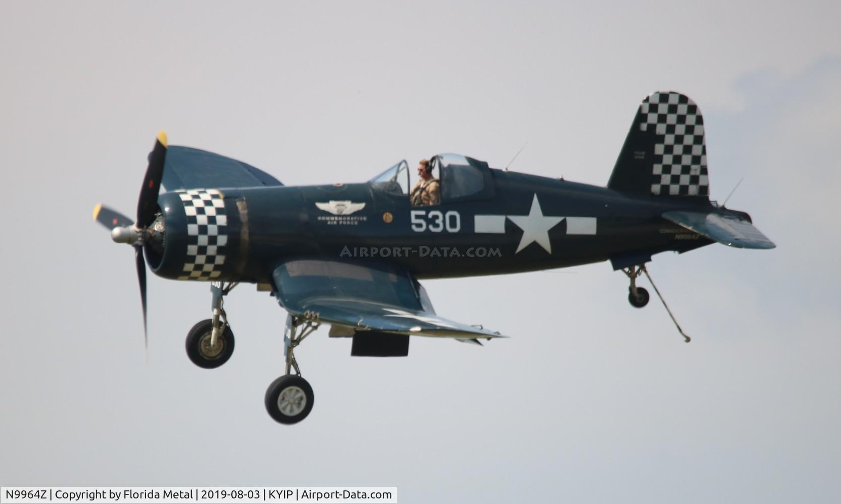 N9964Z, 1943 Goodyear FG-1D Corsair C/N 3729, TOM YIP 2019