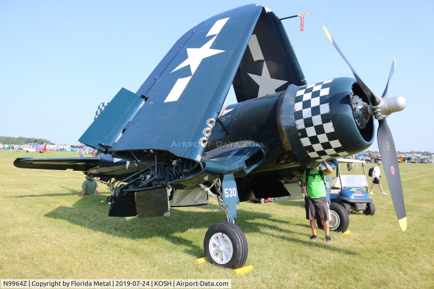 N9964Z, 1943 Goodyear FG-1D Corsair C/N 3729, EAA OSH 2019