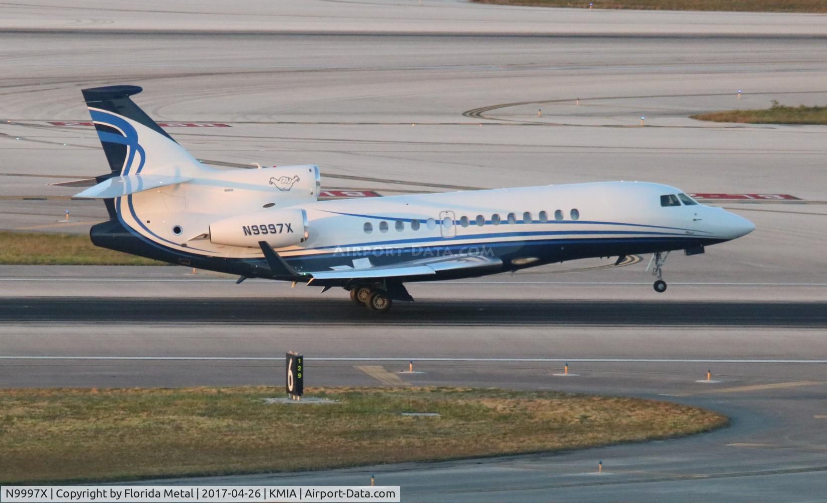 N9997X, 2009 Dassault Falcon 7X C/N 51, MIA spotting 2017