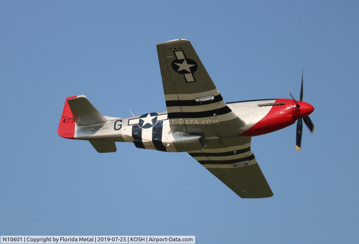 N10601, 1944 North American P-51D Mustang C/N 122-40383, EAA OSH 2019