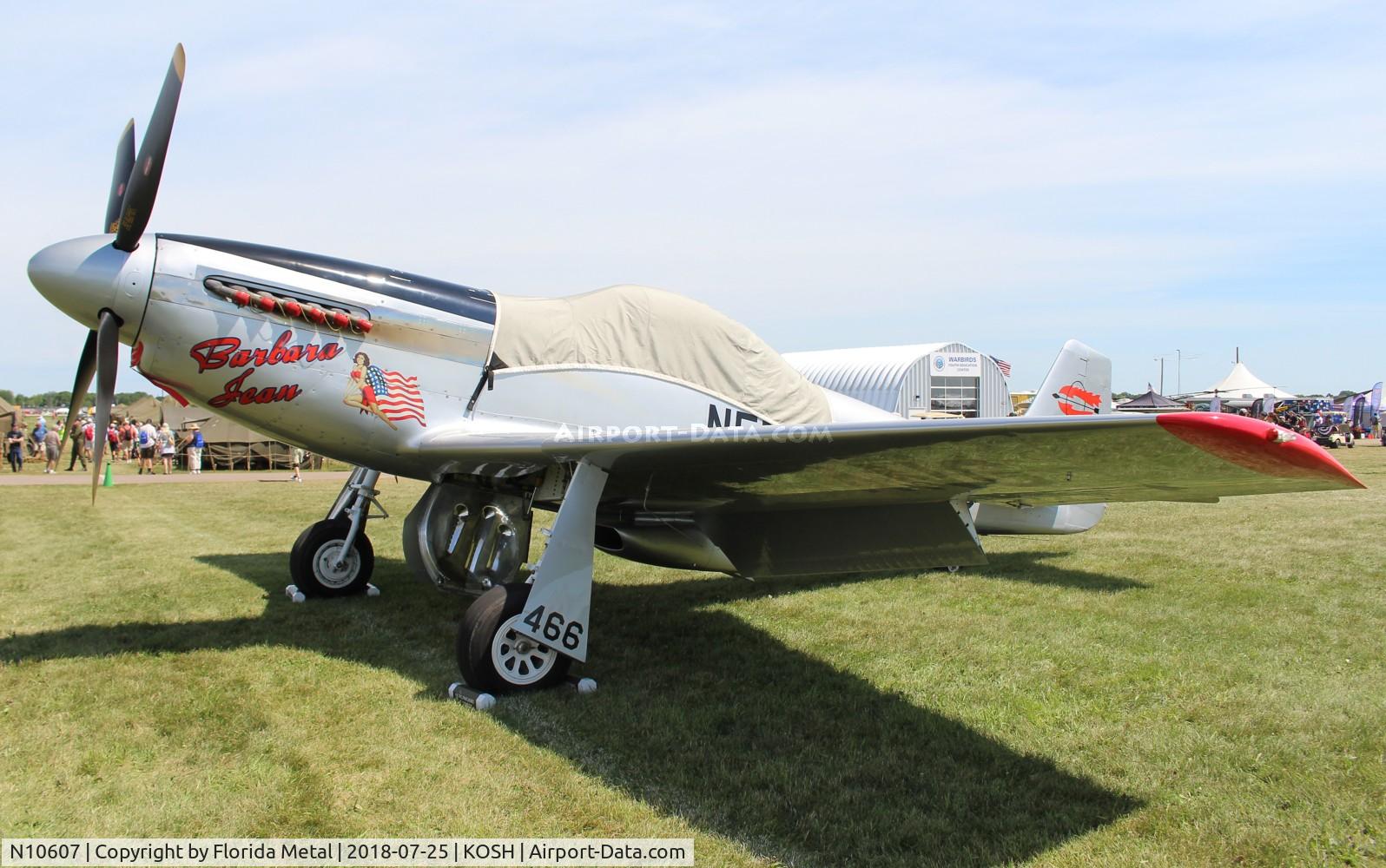 N10607, 1944 North American P-51D Mustang C/N 122-41006, EAA OSH 2018
