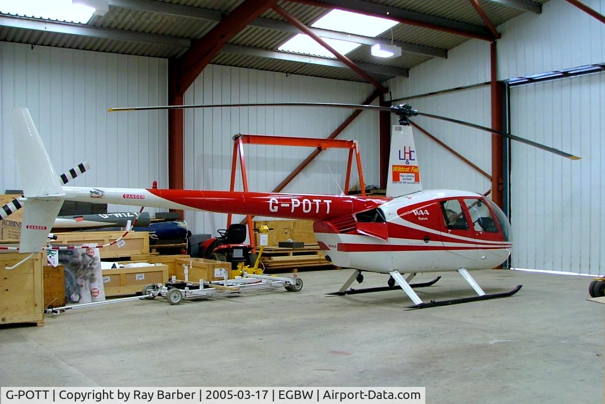 G-POTT, 1997 Robinson R44 Astro C/N 0383, G-POTT   Robinson R-44 Astro [0383] Wellesbourne Mountford~G 17/03/2005
