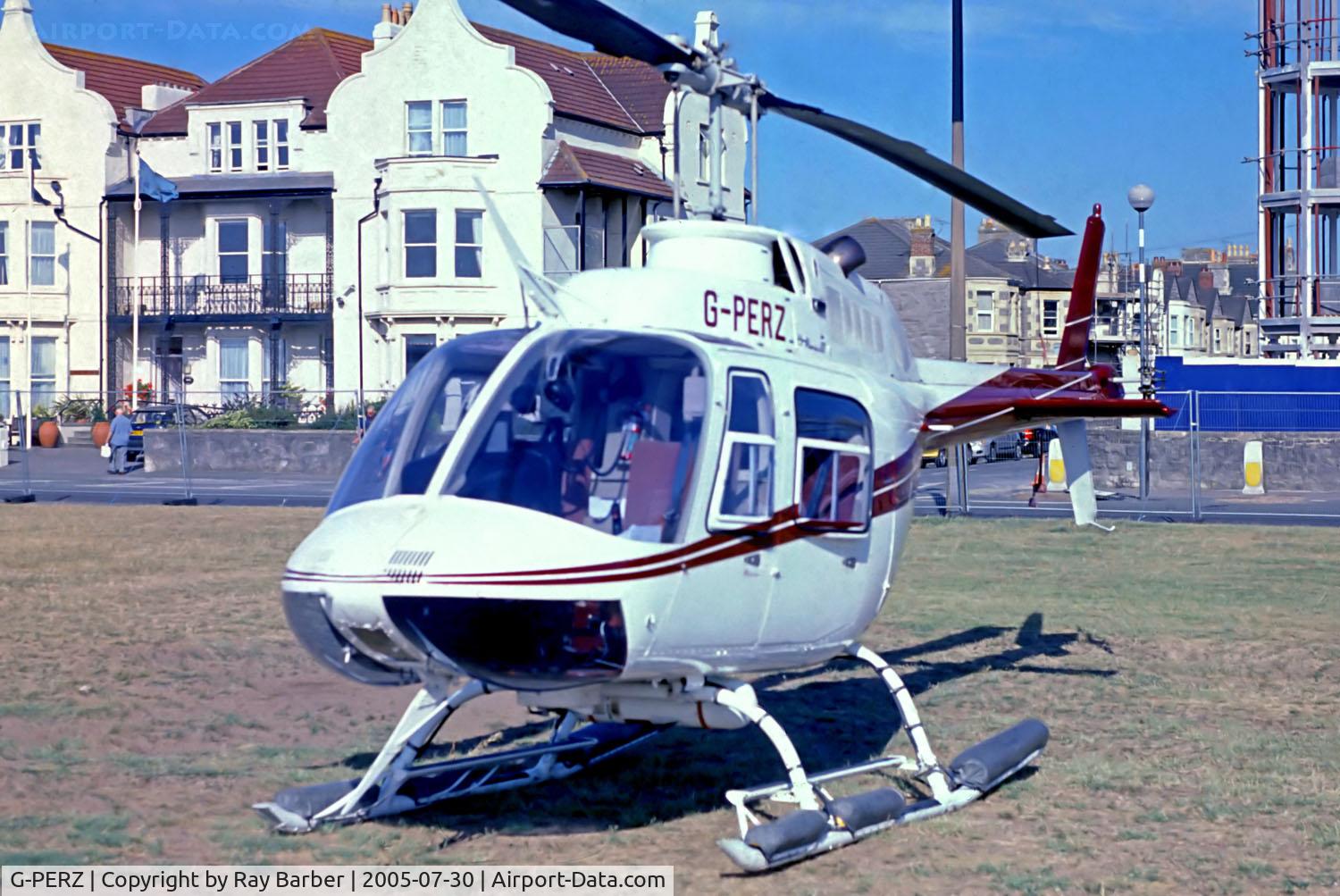 G-PERZ, 1996 Bell 206B JetRanger III C/N 4411, G-PERZ   Bell 206B-3 Jet Ranger III [4411] Weston super Mare~G 30/07/2006